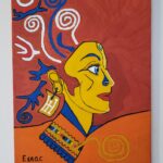 Redhead with blue eyes