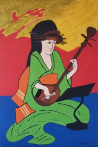 A musicista japonesa